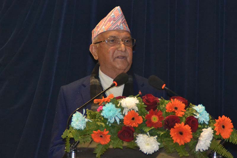 PM Oli draws attention of APF towards holding mid-term polls in free, fair manner
